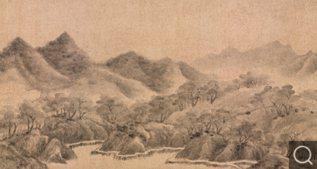云山墨戏图卷