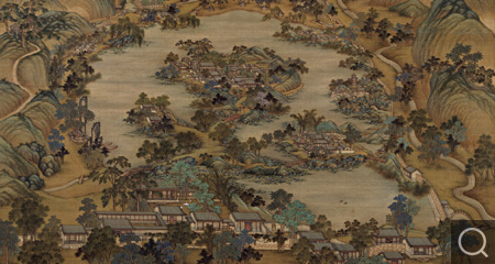 避暑山庄图轴